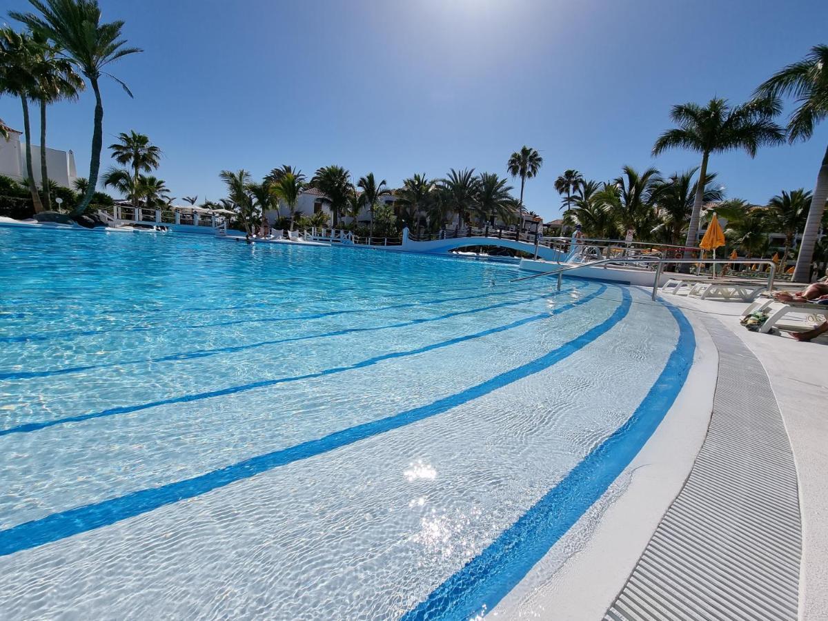 Studio Apartment No 1 Directly On The Beach And Sea, Terrace, Heated Pool, Wifi プラヤ・デ・ラス・アメリカス エクステリア 写真