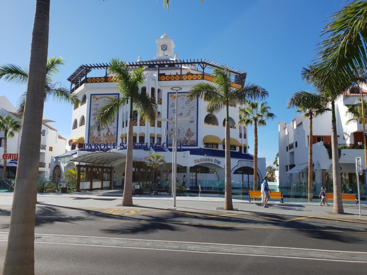 Studio Apartment No 1 Directly On The Beach And Sea, Terrace, Heated Pool, Wifi プラヤ・デ・ラス・アメリカス エクステリア 写真